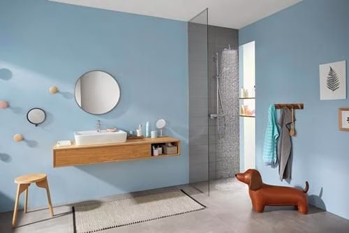 Detailbild 4070088 Hansgrohe Showerpipe Croma E 280 1jet chrom mit Brausethermostat