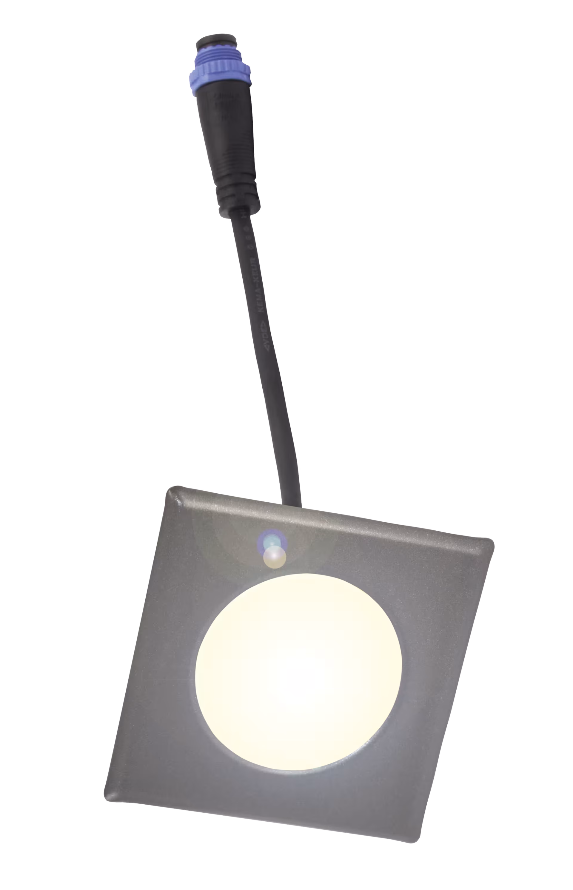 TerraLight Einzelspot eckig 60 x 60 mm, anthrazit DB 703 FS, warmweiß aus der Kategorie Terrassenbeleuchtung mit der Artikelnr. 505 70 104