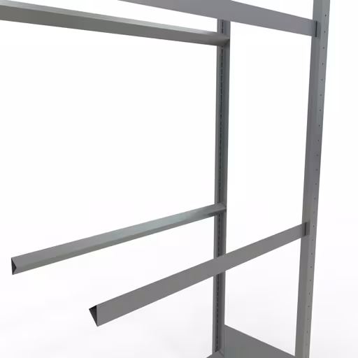 Anbauregal, Räder-/Reifenregal, 2000 x 900 x 400 mm (HxBxT), verzinkt, 3 Lagerebenen á 150 kg Fachlast pro Ebene von Schulte Lagertechnik mit der Artikelnr. 13821