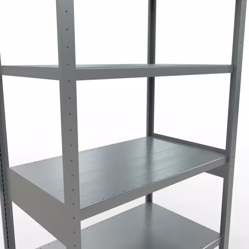 Abbildung Nr 9 des Artikels Grundregal, Fachbodenregal Stecksystem MULTIplus250, 2500 x 1000 x 600 mm (HxBxT), 6 Fachböden, Längenriegel, verzinkt aus der Produktgruppe Stecksystem von der Marke Schulte Lagertechnik