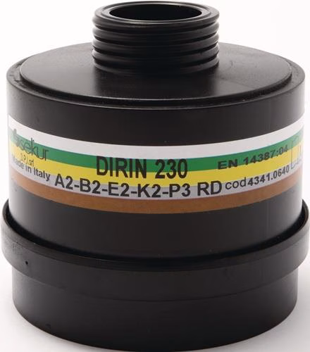 Mehrbereichskombifilter DIRIN 230 A2B2E2K2-P3R D EN14387 aus der Kategorie Atemschutzmasken und Filter mit der Teilenummer 4000370808
