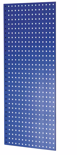 Lochplatten-Seitenblende, 90 x 1250 x 600 mm (H x T), RAL 5010 enzianblau aus der Kategorie Zubehör mit der Artikelnummer 35683-B