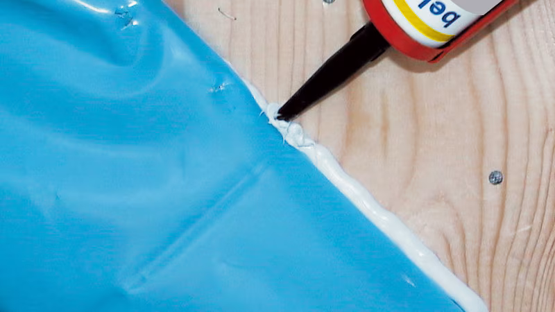 Iso-Dicht 315 g blau Kleb- und Dichtstoff, zum Verkleben von PE- und HDPE-Folien Sahne, Nachtisch, Essen, Zuckerguss, Holz