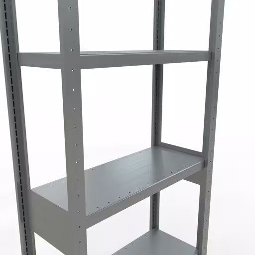 Abbildung Nr 15 des Artikels Grundregal, Fachbodenregal Stecksystem MULTIplus250, 2500 x 750 x 300 mm (HxBxT), 6 Fachböden, Längenriegel, verzinkt aus der Produktgruppe Stecksystem von der Marke Schulte Lagertechnik