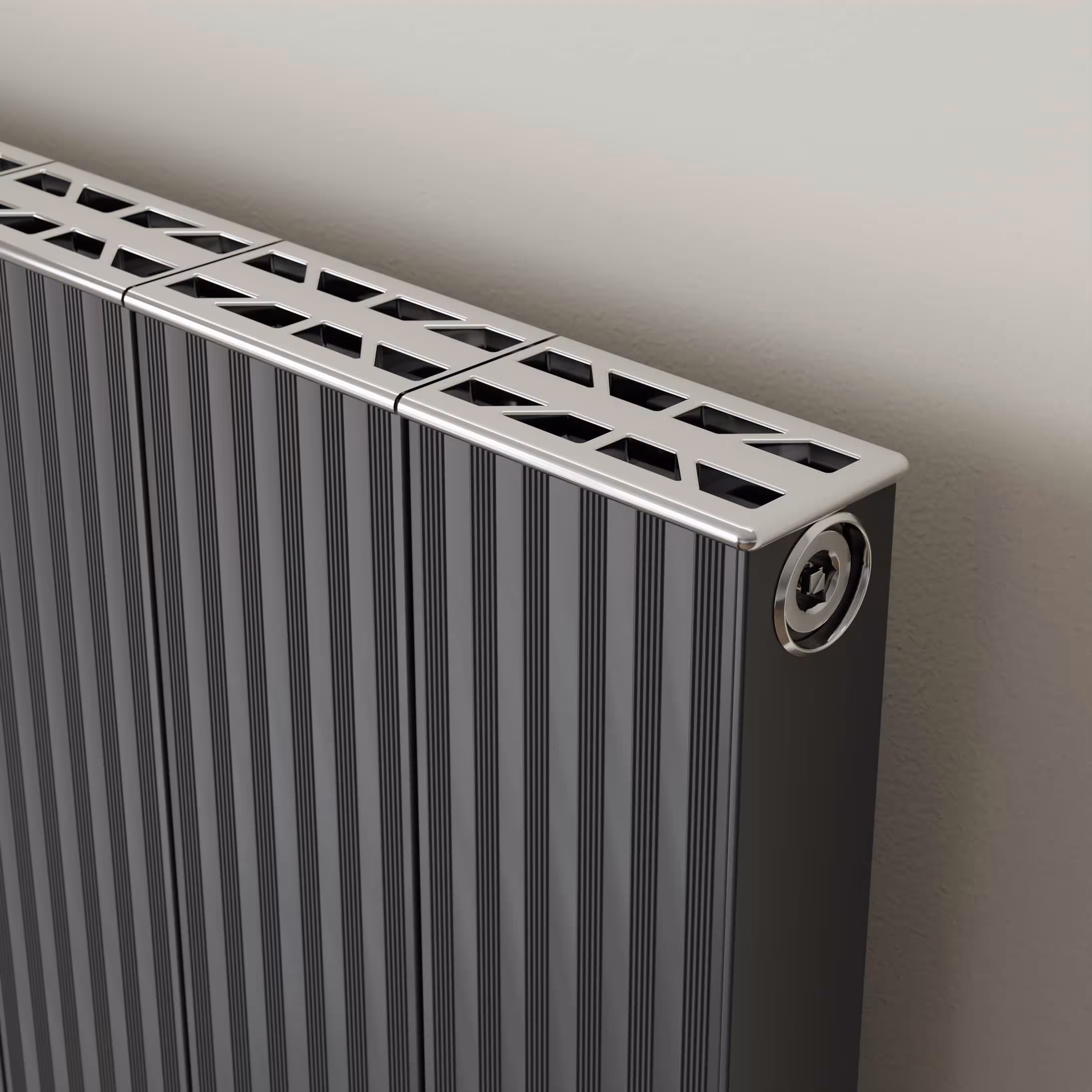 Aluminiumheizkörper Valeo 1800 mm x 500 mm 1233 Watt Mittenanschluss Anthrazit von der Marke Ximax aus der Kategorie Heizkörper
