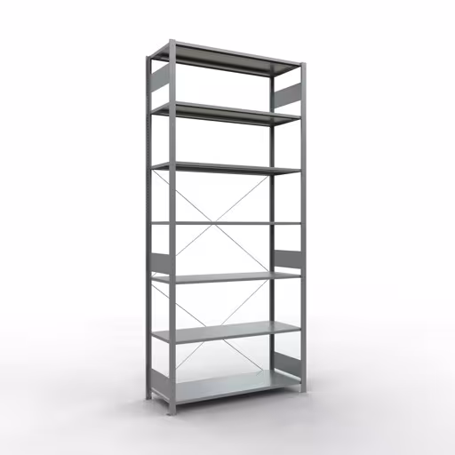 Produktbild Nr.11 des Artikels Stecksystem Grundregal 3000x1300x500 mm, Typ 150 kg, verzinkt aus der Produktreihe Stecksystem von der Marke Schulte Lagertechnik