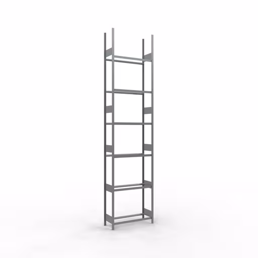 Grundregal, Räder-/Reifenregal, 4500 x 1050 x 400 mm, verzinkt, 6 Lagerebenen á 150 kg Fachlast pro Ebene aus der Kategorie Autoteilelagerung mit der Artikelnummer 20776