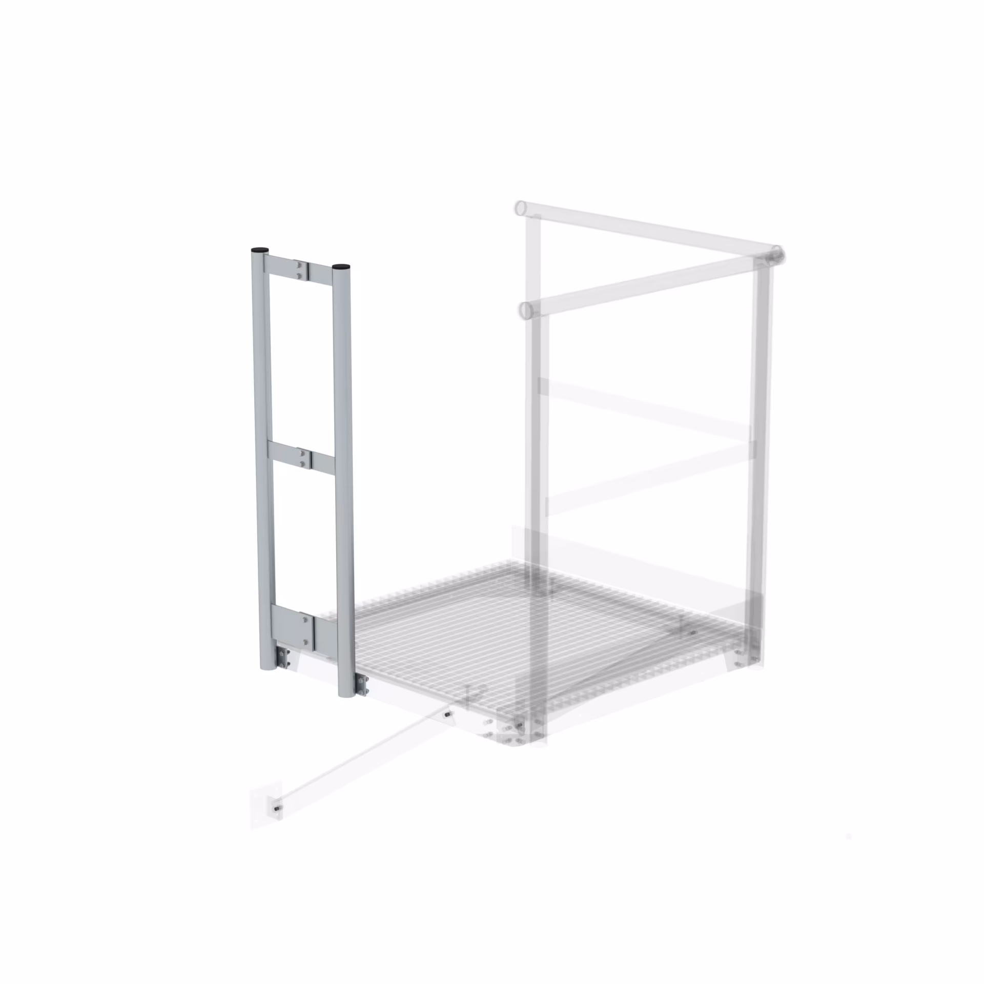 Geländerelement aus der Kategorie Steigtechnik Zubehör & Ersatzteile mit der GTIN 4031405609570 Geländerelement von der Marke Munk aus der Produktreihe Leitern & Gerüste