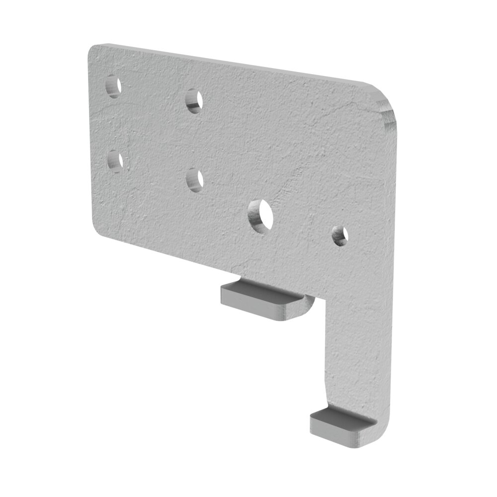 Munk Steckhaken links, ohne Abhebe-Sicherung von Günzburger Steigtechnik Munk Steckhaken aus der Kategorie Steigtechnik Zubehör & Ersatzteile mit der Artikelnr. 019470, Klammer, Aluminium