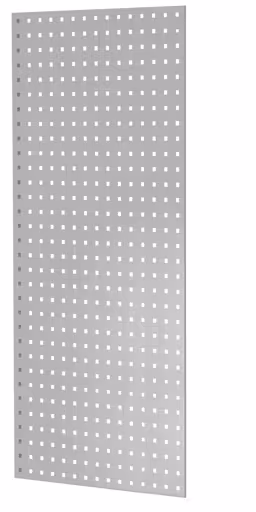 Lochplatten-Seitenblende, 90 x 1250 x 600 mm (H x T), RAL 7035 lichtgrau aus der Kategorie Zubehör mit der Artikelnummer 35683