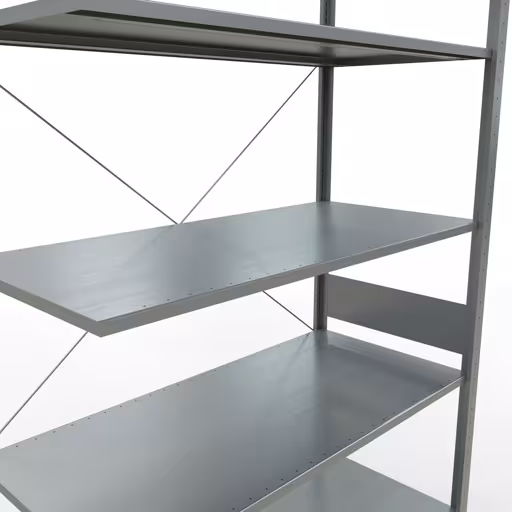 Produktbild Nr.15 des Artikels Stecksystem Anbauregal 3000x1300x600 mm, Typ 150 kg, verzinkt aus der Produktreihe Stecksystem von der Marke Schulte Lagertechnik