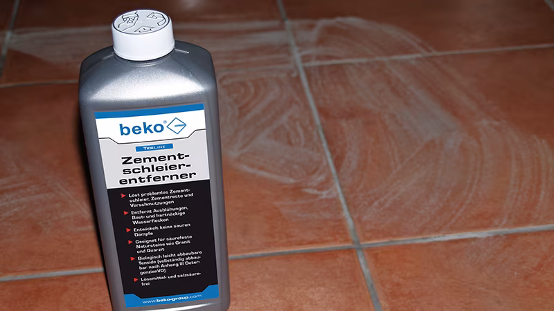 TecLine Zementschleierentferner 1 l Flasche Flasche, Shampoo, Fußboden, Bodenbeläge