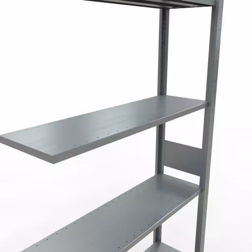 Abbildung Nr 10 des Artikels Anbauregal, Fachbodenregal Stecksystem MULTIplus85, 3000 x 1000 x 300 mm (HxBxT), 7 Fachböden, Längenriegel, verzinkt aus der Produktgruppe Stecksystem von der Marke Schulte Lagertechnik