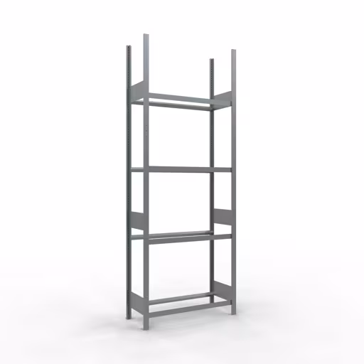 Abbildung Nr 13 des Artikels Grundregal, Räder-/Reifenregal, 2750 x 1000 x 400 mm (HxBxT), verzinkt, 4 Lagerebenen á 150 kg Fachlast pro Ebene aus der Produktgruppe Fachbodenregale von der Marke Schulte Lagertechnik
