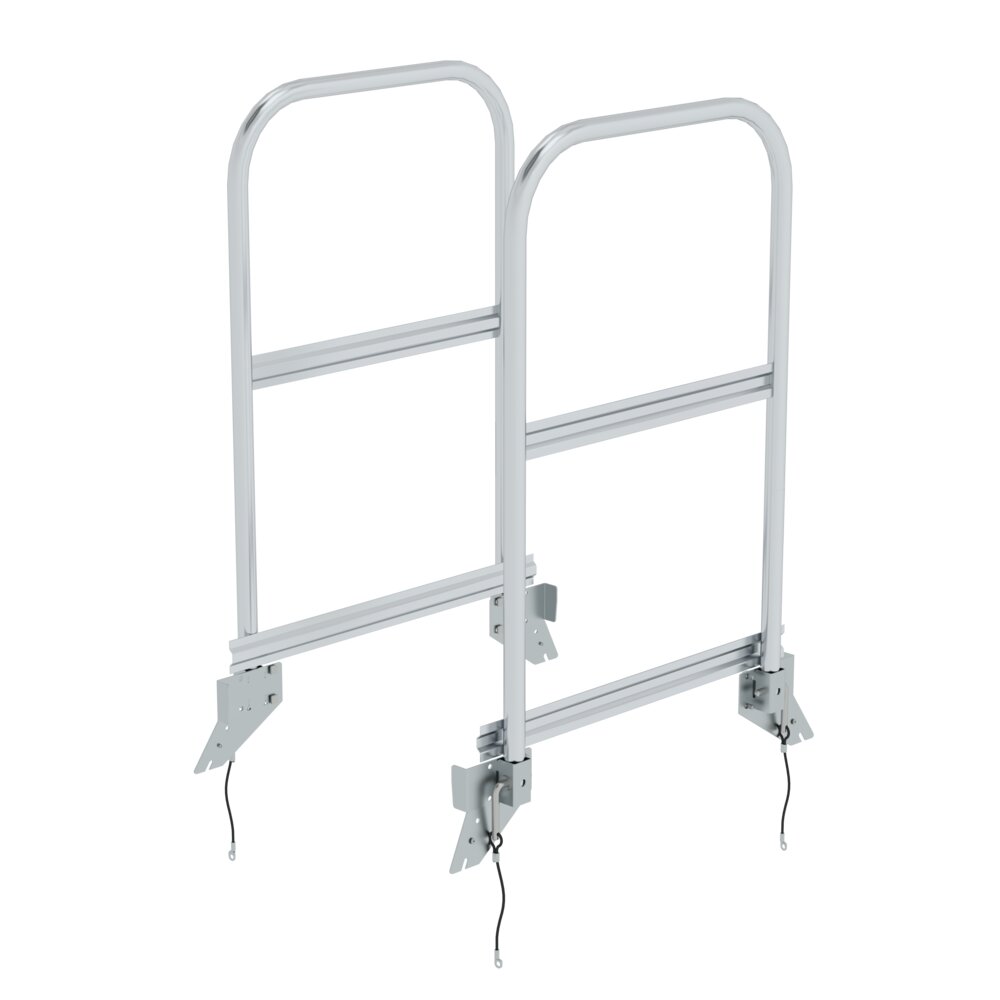 Munk Geländer steckbare Ausführung für Podesttreppen beidseitig begehbar von Günzburger Steigtechnik Munk Geländer steckbare Ausführung für Podesttreppen beidseitig begehbar aus der Kategorie Podesttreppen mit der Artikelnr. 050241