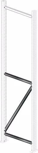 W 100-Horizontale, 953 mm, verzinkt, für Rahmentiefe 1000 mm von der Marke Schulte Lagertechnik W 100-Horizontale, 953 mm, verzinkt, für Rahmentiefe 1000 mm aus der Kategorie W100 für Fachlasten bis 1050kg mit der Artikelnummer 19879-N