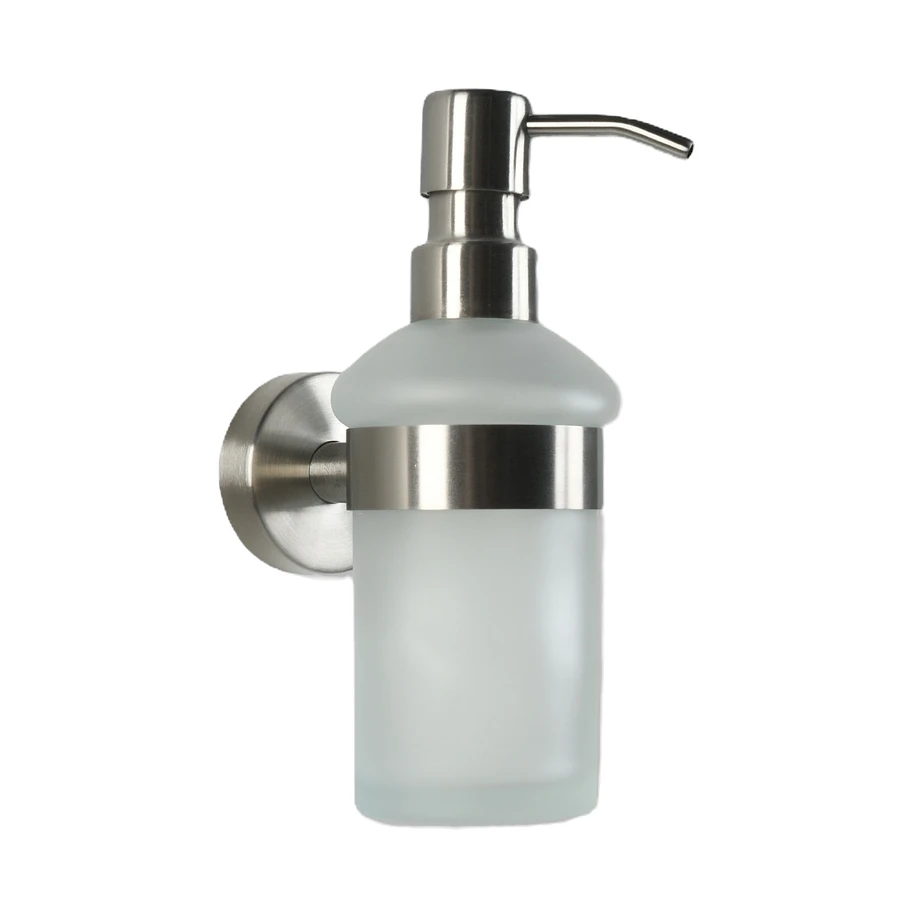 AXIAL Seifenspender Edelstahl Glas - zum KLEBEN oder BOHREN von der Marke Ortwein AXIAL Seifenspender Edelstahl Glas - zum KLEBEN oder BOHREN aus der Kategorie Seifenablage & Seifenspender mit der Teilenummer IP2067