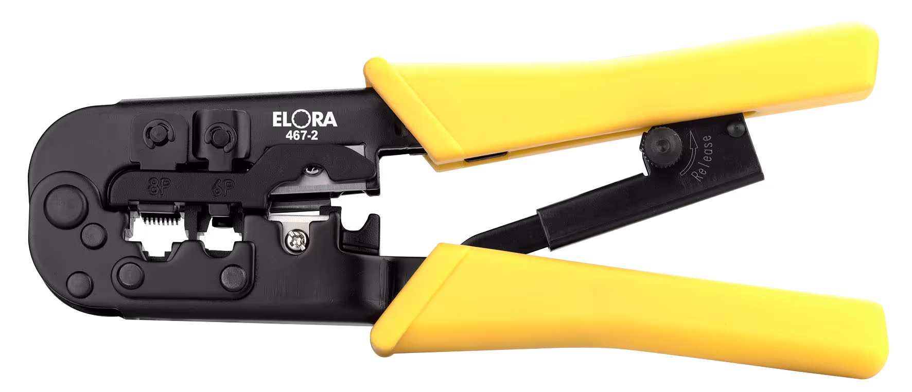Crimpzange, ELORA-467 aus der Kategorie Elektriker-, Abisolierwerkzeuge und Kabelscheren mit der Artikelnr. 0467000022000