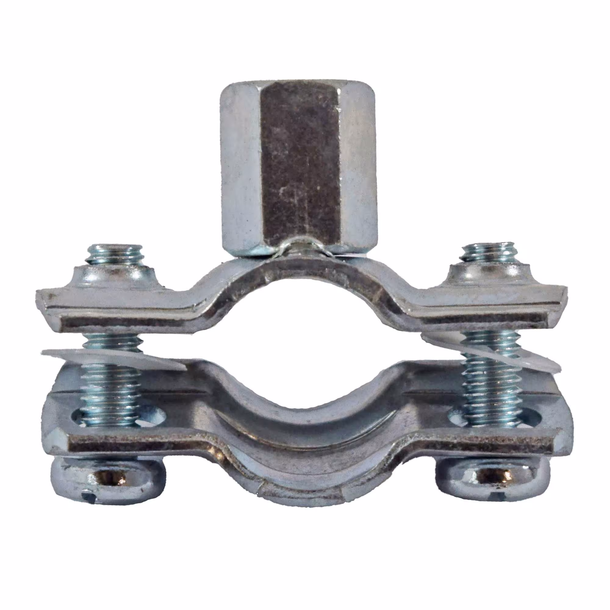 Schraubrohrschelle 3/4" Anschluss 1/2" mittelschwere Ausführung ohne Einlage von der Marke Fixotec Fixotec mittelschwere Rohrschelle 1/2 Zoll ohne Dämmung Typ Größe: 26-30 mm x 1/2 Zoll aus der Kategorie Zweischraubrohrschellen mit der Artikelnr. 203440