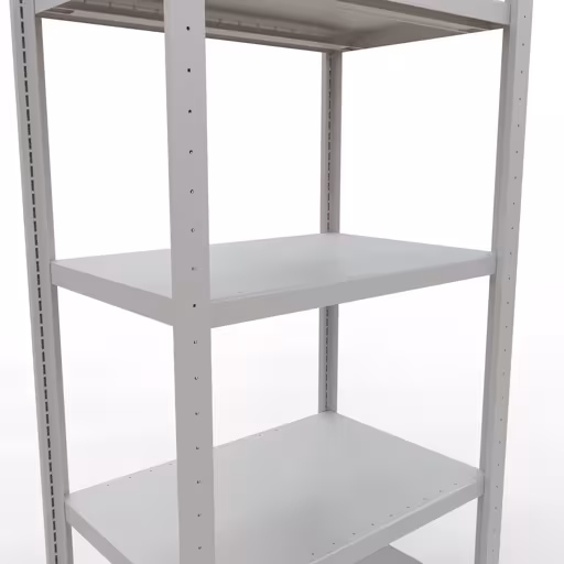 Abbildung Nr 14 des Artikels Grundregal, Fachbodenregal Stecksystem MULTIplus250, 2000 x 750 x 500 mm (HxBxT), 5 Fachböden, Längenriegel, RAL 7035 lichtgrau aus der Produktgruppe Stecksystem von der Marke Schulte Lagertechnik