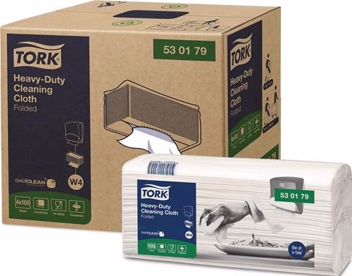 Putztuch TORK 530179 Länge circa 238 mmxBreite circa 355mm weiß 1-lagig,ungeprägt 4x105 Tücher TORK aus der Kategorie Putz- und Wischtücher Handtücher Handtuchrollen mit der Teilenummer 9000469277