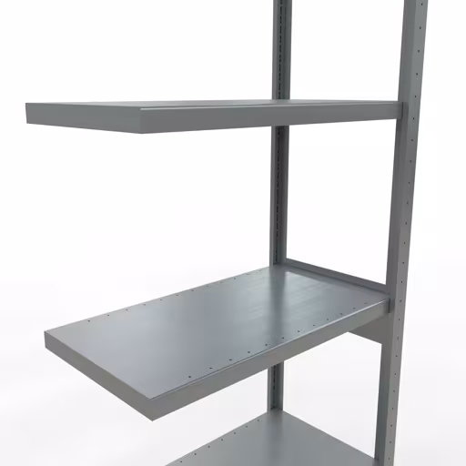 Abbildung Nr 14 des Artikels Anbauregal, Fachbodenregal Stecksystem MULTIplus250, 2500 x 750 x 400 mm (HxBxT), 6 Fachböden, Längenriegel, verzinkt aus der Produktgruppe Stecksystem von der Marke Schulte Lagertechnik