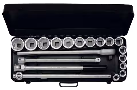 Steckschlüssel-Satz 3/4", ELORA-770/771-S15 aus der Kategorie Steckschlüssel-Sortiment 3/4" mit der Artikelnr. 0770580232000