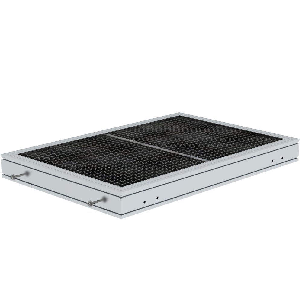 Munk Plattform Stahl Gitterrost Plattformlänge 1260 mm von Günzburger Steigtechnik Munk Plattform Stahl Gitterrost Plattformlänge aus der Kategorie Plattformleitern mit der Artikelnr. 632104, Elektrisches Gerät, Sonnenkollektoren