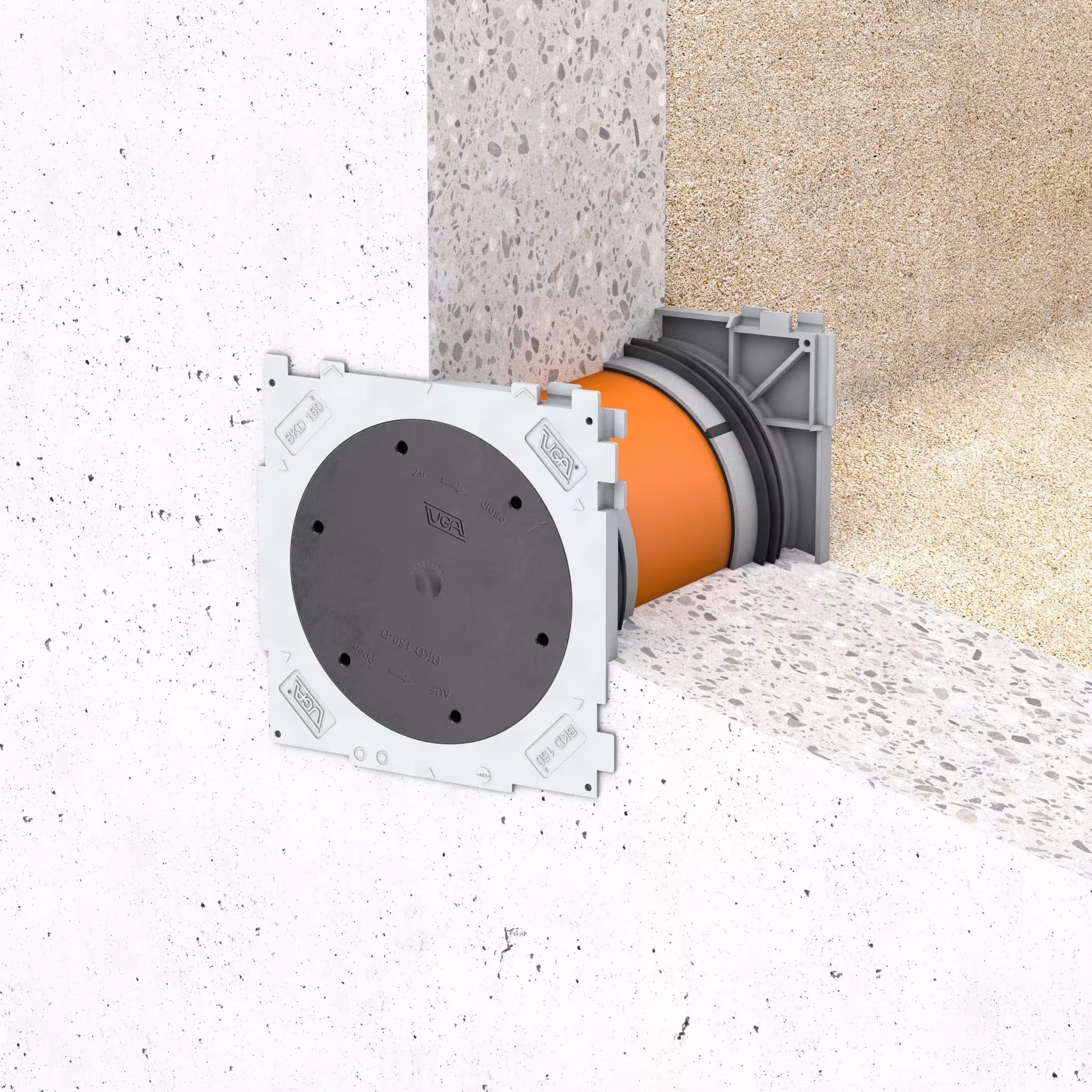 Doppel-Dichtpackung-Bajonett BKD150-K2 von UGA System-Technik Doppel-Dichtpackung-Bajonett BKD150-K2 aus der Kategorie Kabelschutz