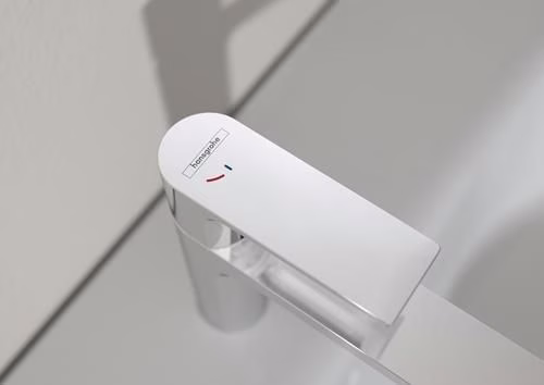 Hansgrohe Einhebel-Waschtischmischer REBRIS S 110 CoolStart ohne Ablaufgarnitur chrom