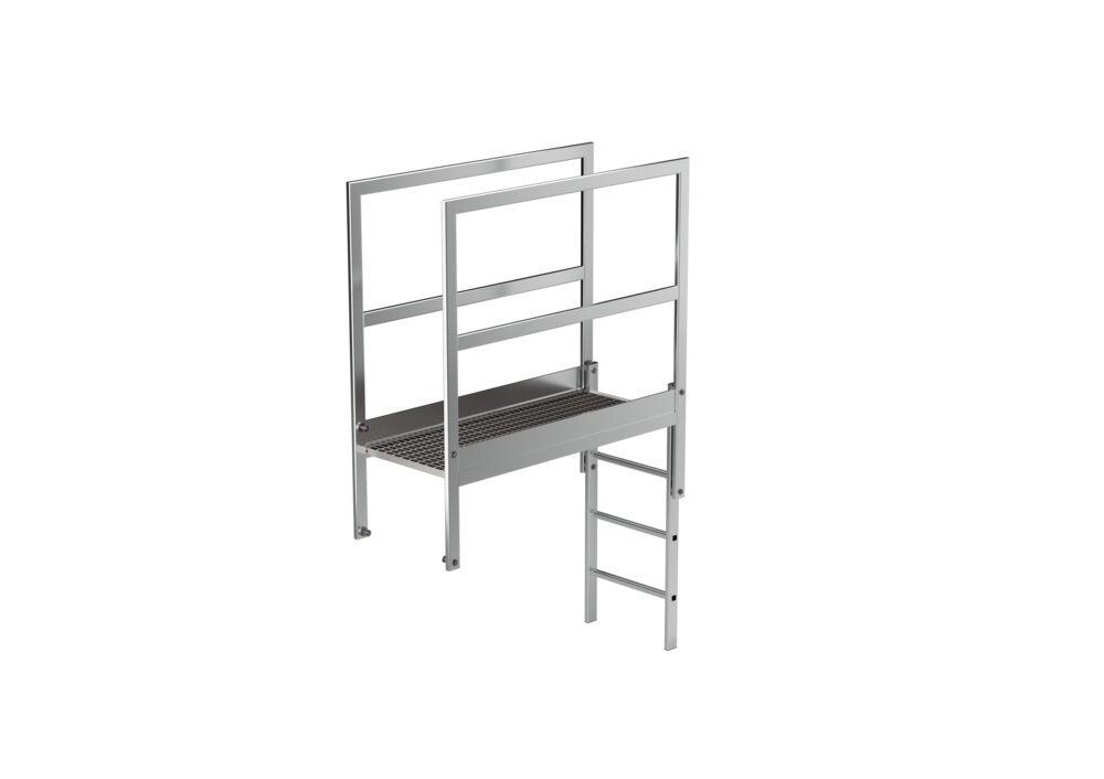 Munk Attika-Überstieg Alu-blank Sonderlänge 1400 mm von Günzburger Steigtechnik Munk Attika-Überstieg Alu-blank Sonderlänge aus der Kategorie Überstiege mit der Artikelnr. 062184