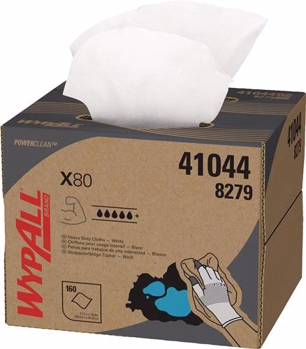 Wischtuch WypAll® X80 8279 Länge circa 424 mmxBreite circa 282mm weiß 1-lagig Box WYPALL von der Marke Wypall Wischtuch WypAll® X80 8279 Länge circa 424 mmxBreite circa 282mm weiß 1-lagig Box WYPALL aus der Kategorie Putz- und Wischtücher Handtücher Handtuchrollen mit der Teilenummer 9000469223