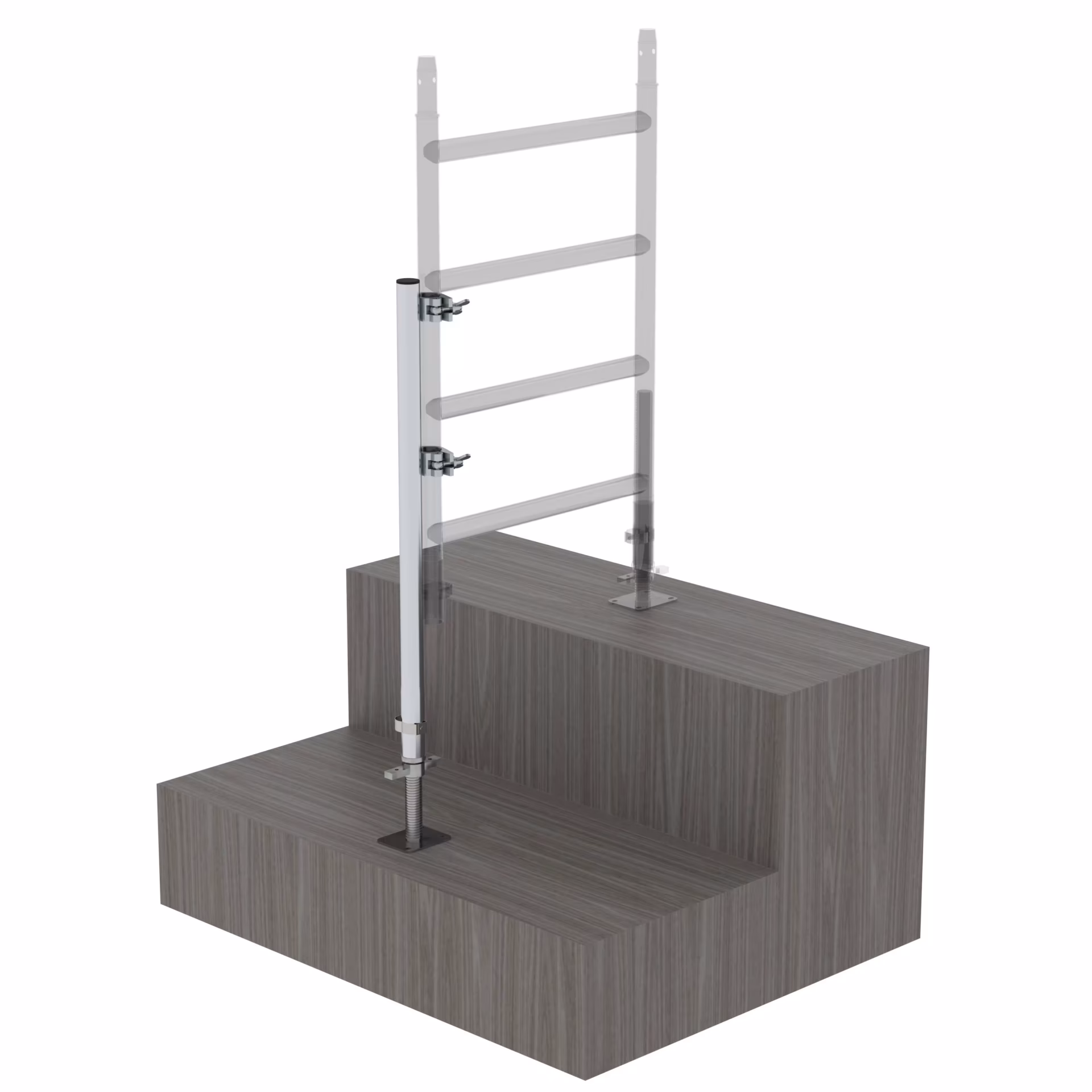 Rahmenverlängerung anklemmbar Verstellbereich max. 400 mm aus der Kategorie Steigtechnik Zubehör & Ersatzteile mit der GTIN 4031405705067 Rahmenverlängerung anklemmbar Verstellbereich max. 400 mm von der Marke Munk aus der Produktreihe Leitern & Gerüste