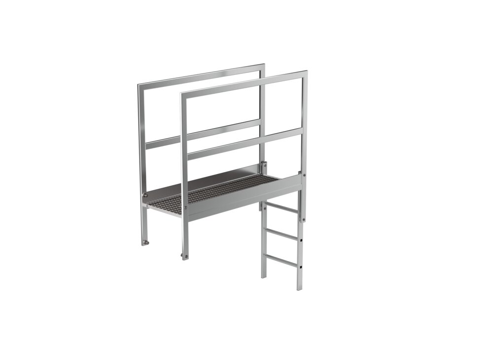 Munk Attika-Überstieg Alu-blank Sonderlänge aus der Kategorie Überstiege mit der Artikelnr. 062185