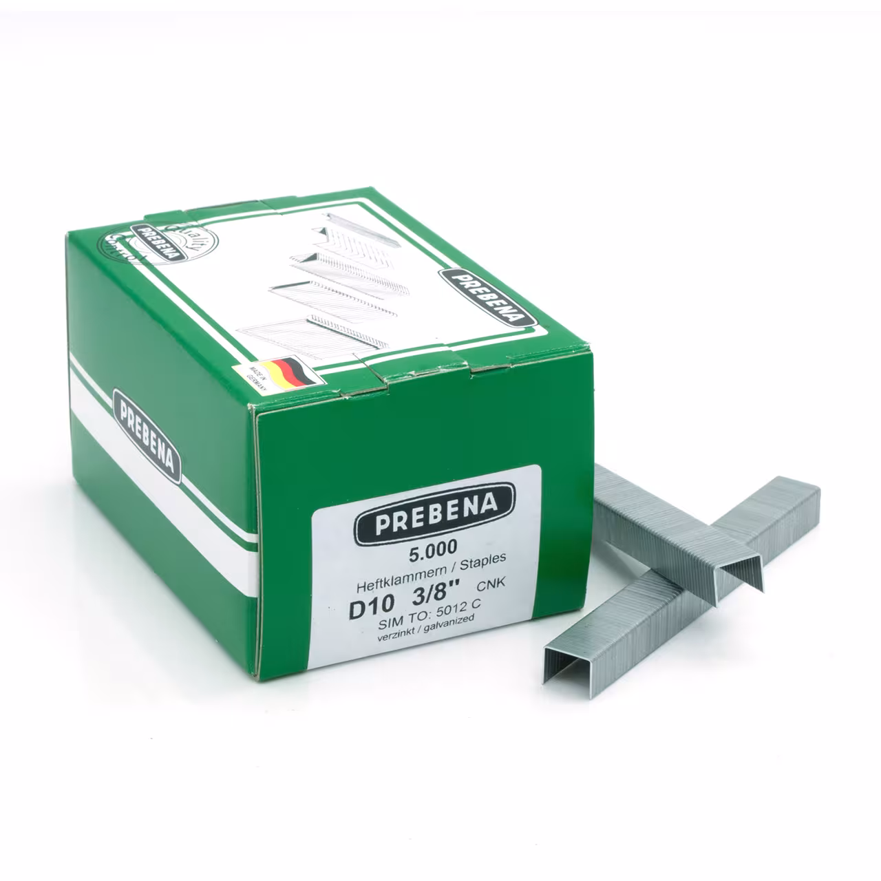 Heftklammern verzinkt D10CNK von der Marke Prebena Heftklammern verzinkt Typ Ausführung: D10CNK Heftklammern verzinkt aus der Kategorie Tackerklammern & Nägel mit der Artikelnr. D10CNK