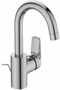 Detailbild 4039632 Ideal Standard Waschtischarmatur Ceraflex mit hohem Auslauf mit Ablaufgarnitur Ausladung 146 mm chrom