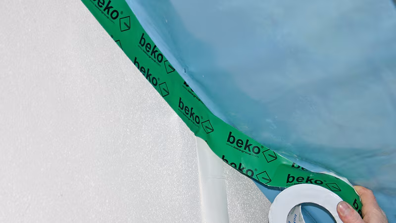 Iso-Dicht-Band 60 mm x 25 m GRÜN, für Anschlußverklebung Person