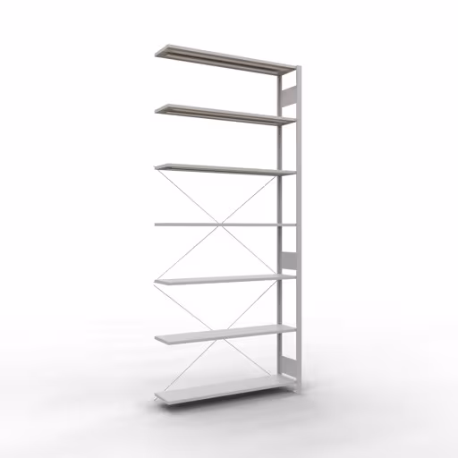 Stecksystem Anbauregal 3000x1300x300 mm, Typ 150 kg, lichtgrau von der Marke Schulte Lagertechnik Stecksystem Anbauregal 3000x1300x300 mm, Typ 150 kg, lichtgrau aus der Kategorie Anbauregal mit der Artikelnummer 32637-130