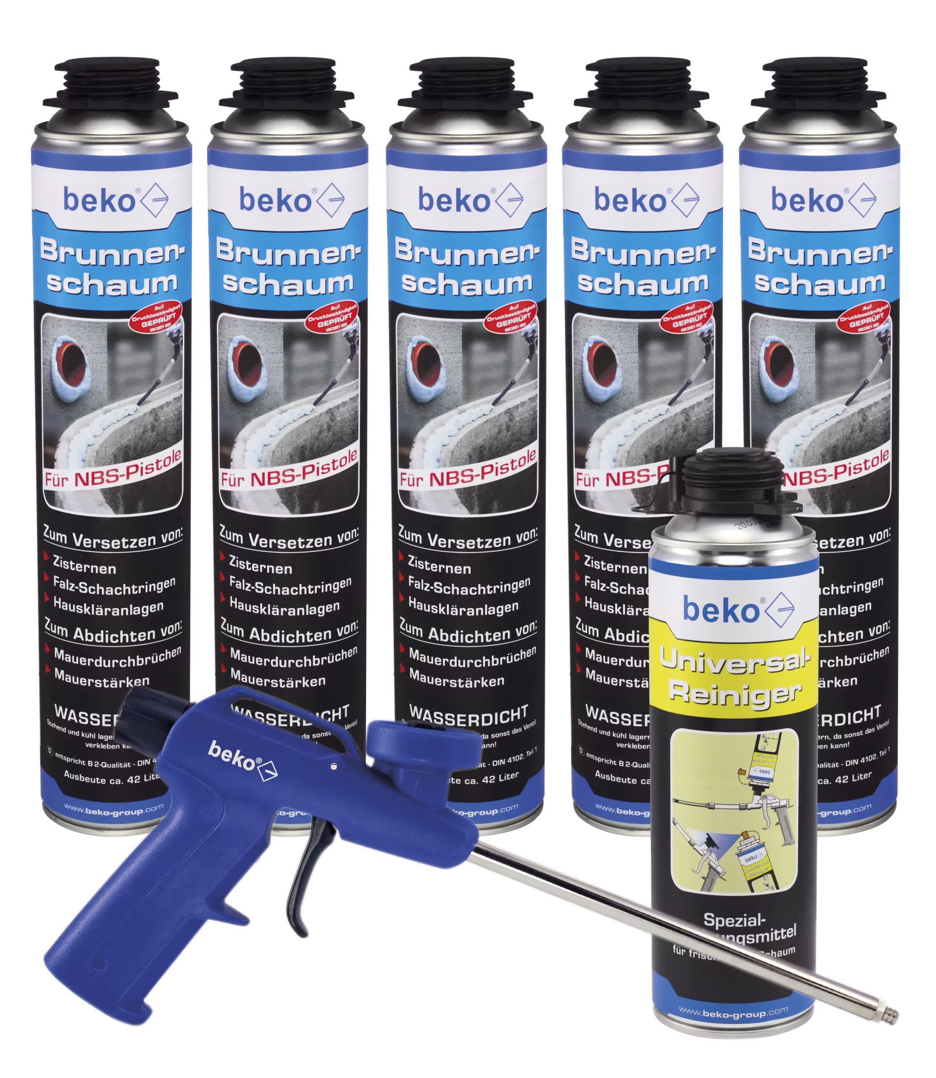 SET: beko Brunnenschaum-NBS-Set aus der Kategorie PU-Schaum mit der Artikelnr. 999 95 098