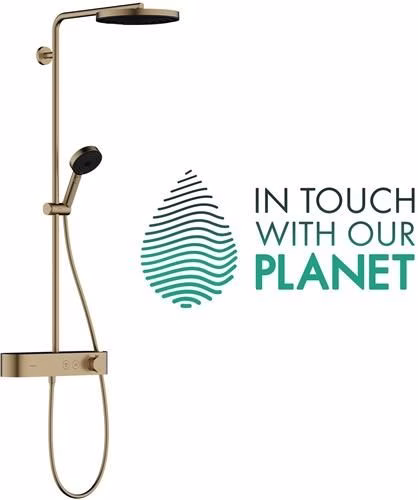 Primary Image 2208713 Hansgrohe Showerpipe PULSIFY 260 1jet mit Brausethermostat chrom