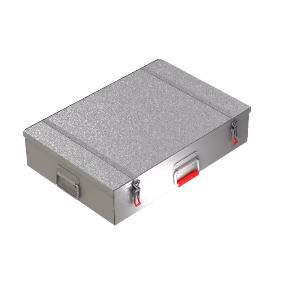 Fittingkoffer aus Stahlblech 9 Innenboxen von der Marke Ortwein aus der Produktreihe Werkstattausstattung