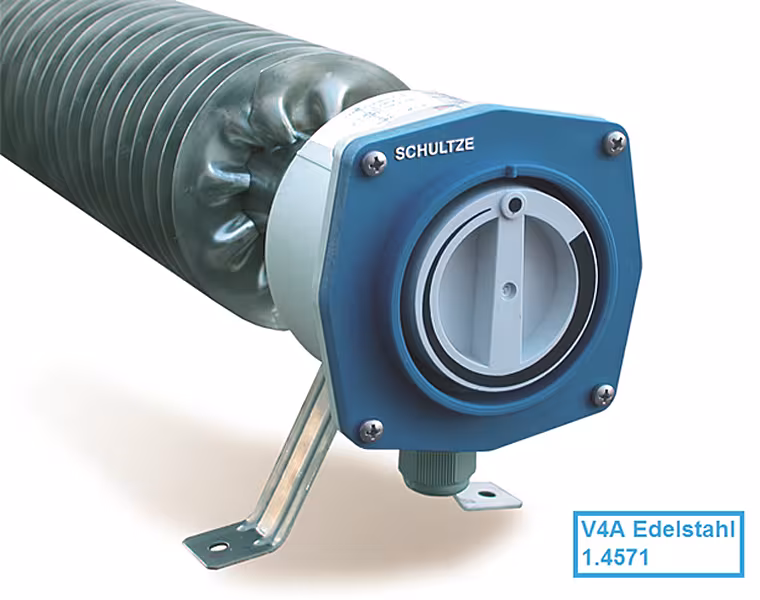 V4A Rippenrohrheizofen automatik, 230 V, Edelstahl 1.4571, IP66/67 von Schultze V4A Rippenrohrheizofen automatik, 230 V, Edelstahl 1.4571, IP66/67 aus der Kategorie Rippenrohrheizgeräte