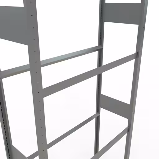 Grundregal, Räder-/Reifenregal, 4500 x 1050 x 400 mm, verzinkt, 6 Lagerebenen á 150 kg Fachlast pro Ebene von der Marke Schulte Lagertechnik aus der Produktreihe Fachbodenregale