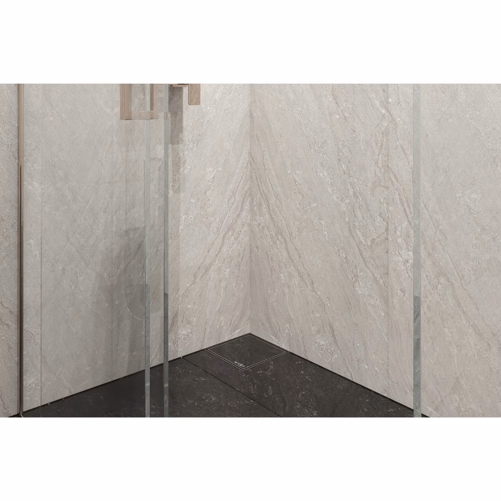 Ohne Text 3963852 MERT ULTRA FLACH 20x20cm Bodenablauf Design "FLIESEN" DIN 50