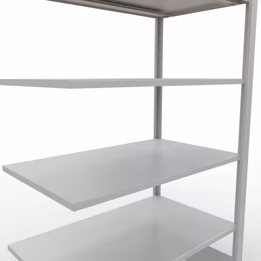 Produktbild Nr 10 des Artikels Anbauregal, Büro-Fachbodenregal Stecksystem MULTIplus150, 2000 x 1000 x 600 mm (HxBxT), 6 Fachböden, Längenriegel, ohne Mittelanschlag, lichtgrau Abbildung Nr 10 des Artikels Anbauregal, Büro-Fachbodenregal Stecksystem MULTIplus150, 2000 x 1000 x 600 mm (HxBxT), 6 Fachböden, Längenriegel, ohne Mittelanschlag, lichtgrau aus der Produktgruppe Büroregale von der Marke Schulte Lagertechnik