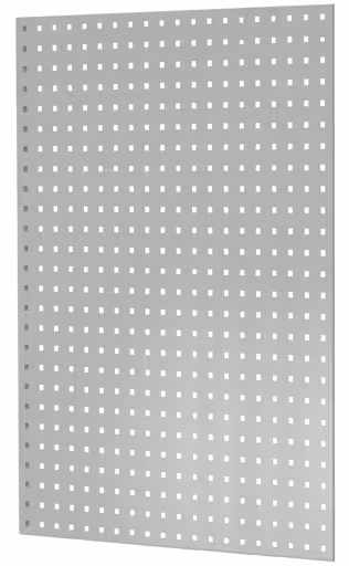 Lochplatten-Seitenblende, 90 x 1000 x 800 mm (H x T), RAL 7035 lichtgrau aus der Kategorie Zubehör mit der Artikelnummer 35669