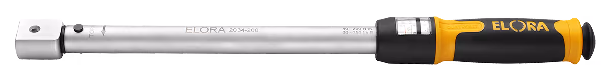 Drehmomentschlüssel mit Rechteckaufnahme 65-335 Nm 2034-335 von ELORA Drehmomentschlüssel mit Rechteckaufnahme, ELORA-2034 aus der Kategorie Drehmomentschlüssel mit der Artikelnr. 2034003351000