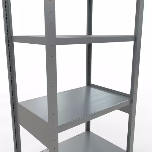 Abbildung Nr 15 des Artikels Grundregal, Fachbodenregal Stecksystem MULTIplus250, 2500 x 750 x 500 mm (HxBxT), 6 Fachböden, Längenriegel, verzinkt aus der Produktgruppe Stecksystem von der Marke Schulte Lagertechnik