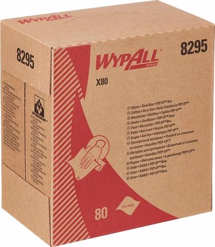 Wischtuch WypAll® X80 8295 Länge circa 427 mmxBreite circa 212mm blau 1-lagig 5 Boxen WYPALL von der Marke Wypall Wischtuch WypAll® X80 8295 Länge circa 427 mmxBreite circa 212mm blau 1-lagig 5 Boxen WYPALL aus der Kategorie Putz- und Wischtücher Handtücher Handtuchrollen mit der Teilenummer 9000469354