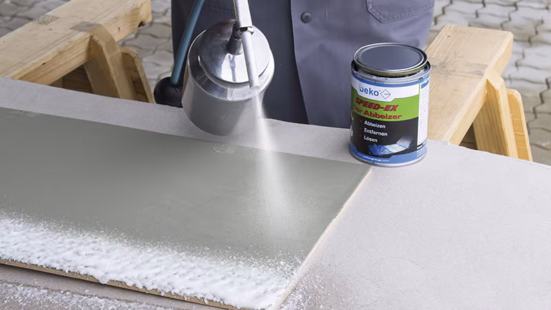 SPEED-EX Der Abbeizer 2,5 l Drinnen, Innenarchitektur, Holz, Person, Sperrholz